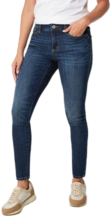 St. John's Bay Women's Mid Rise Secretly Slender Skinny Fit Jeans