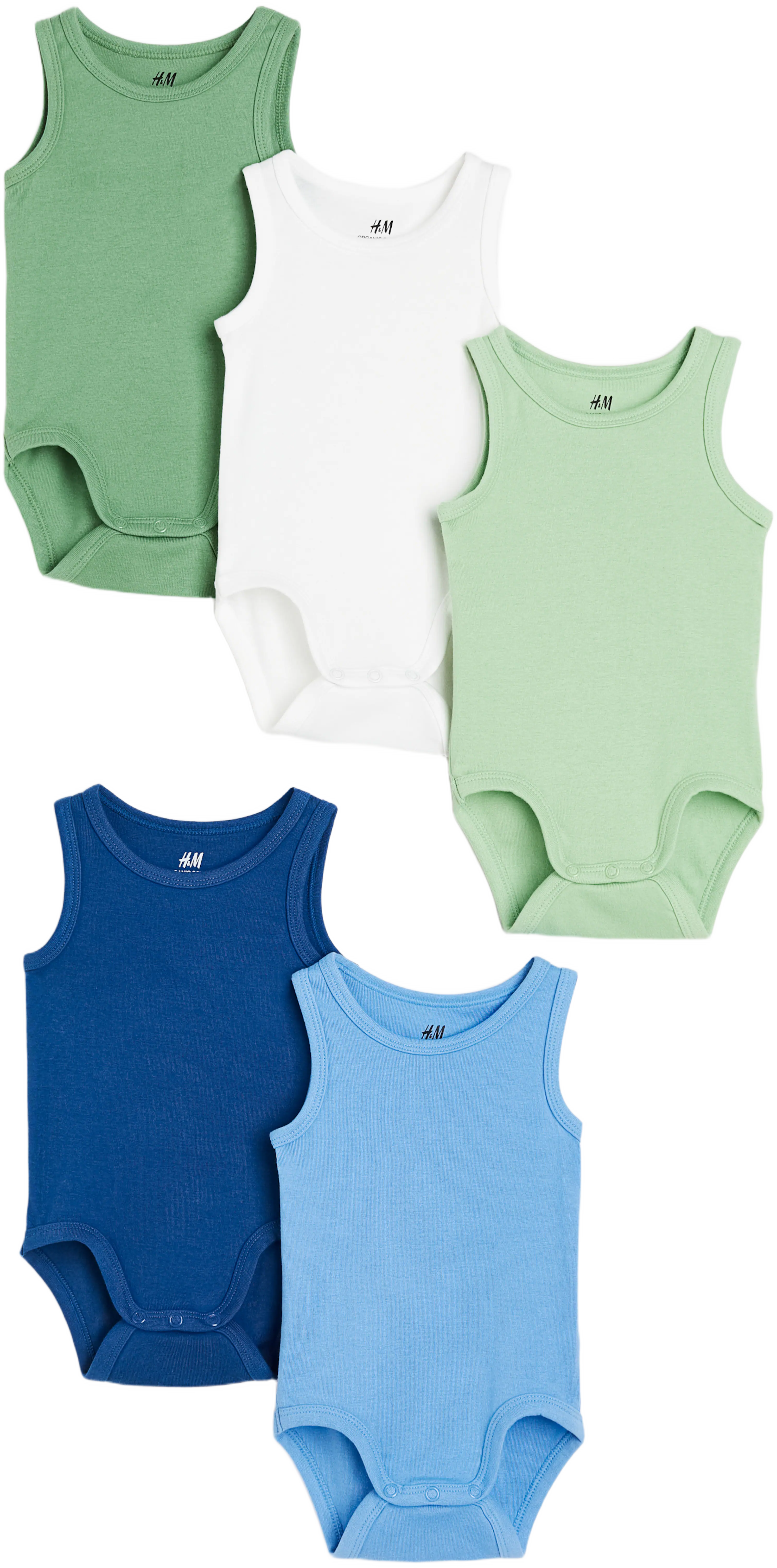 5-pack Cotton Bodysuits