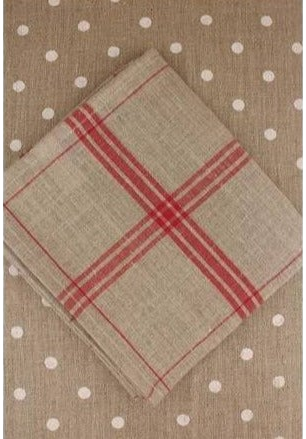 Linen Tea Towel to Embroider by Sajou