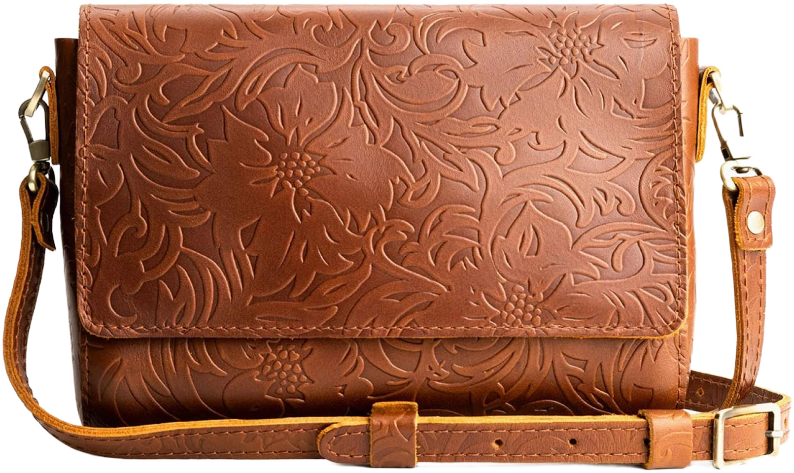 Portland Leather Goods Metro Crossbody Bag for Women – Handmade from the Finest Full-Grain Hides