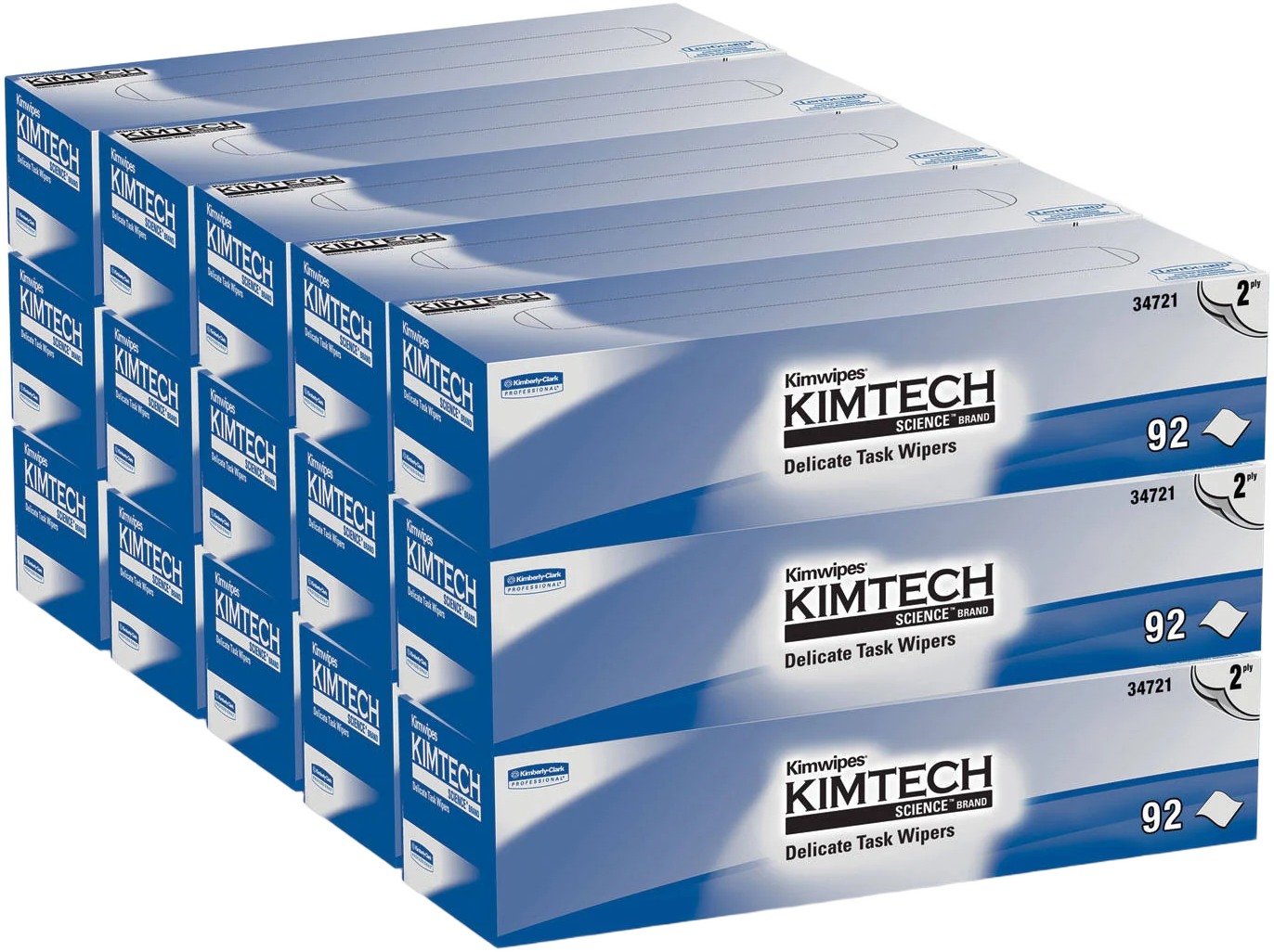 Kimtech Kimwipes Delicate Task Wipers 2-Ply