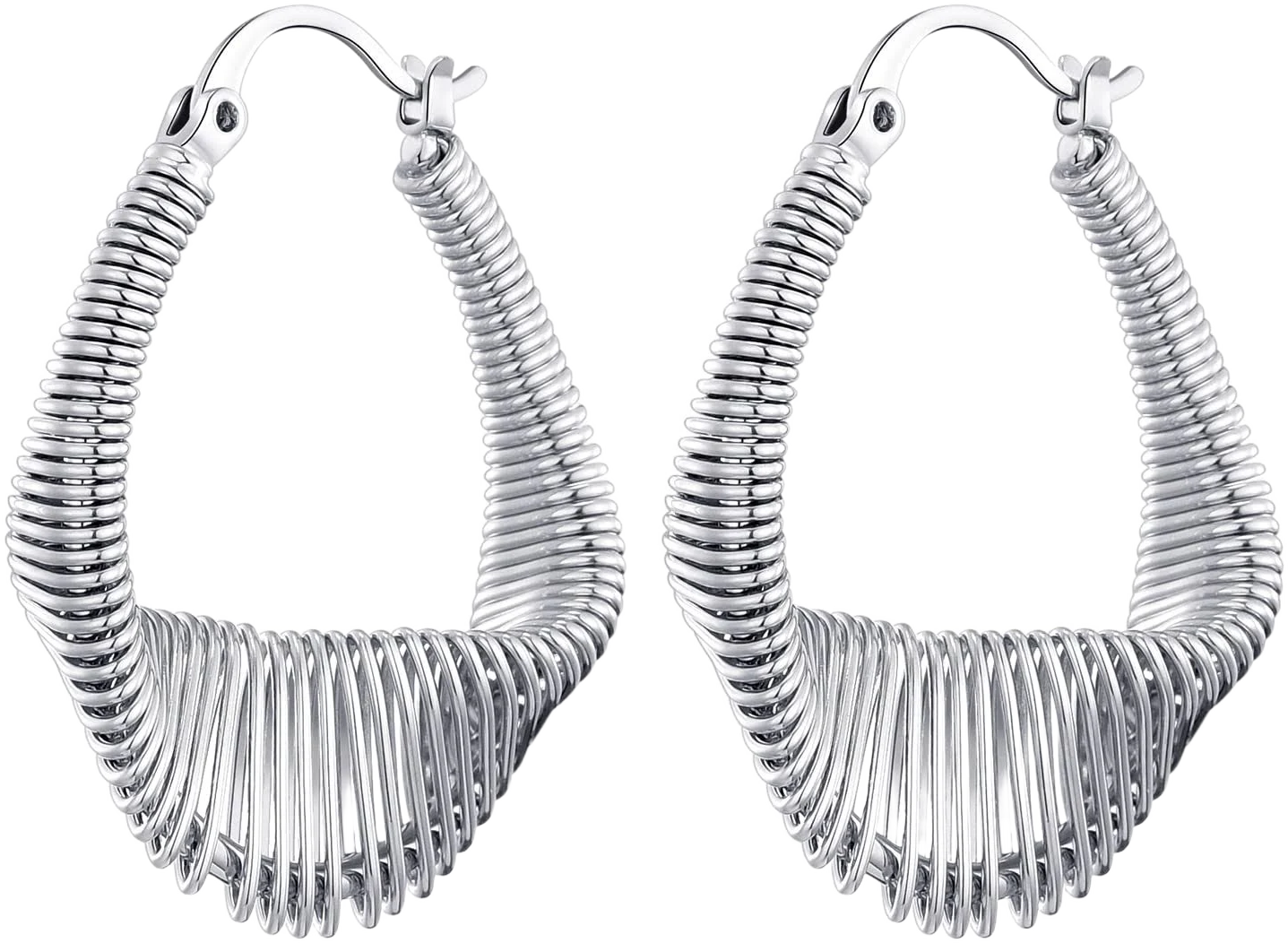 925 Sterling Silver Chunky Huggie Hoops