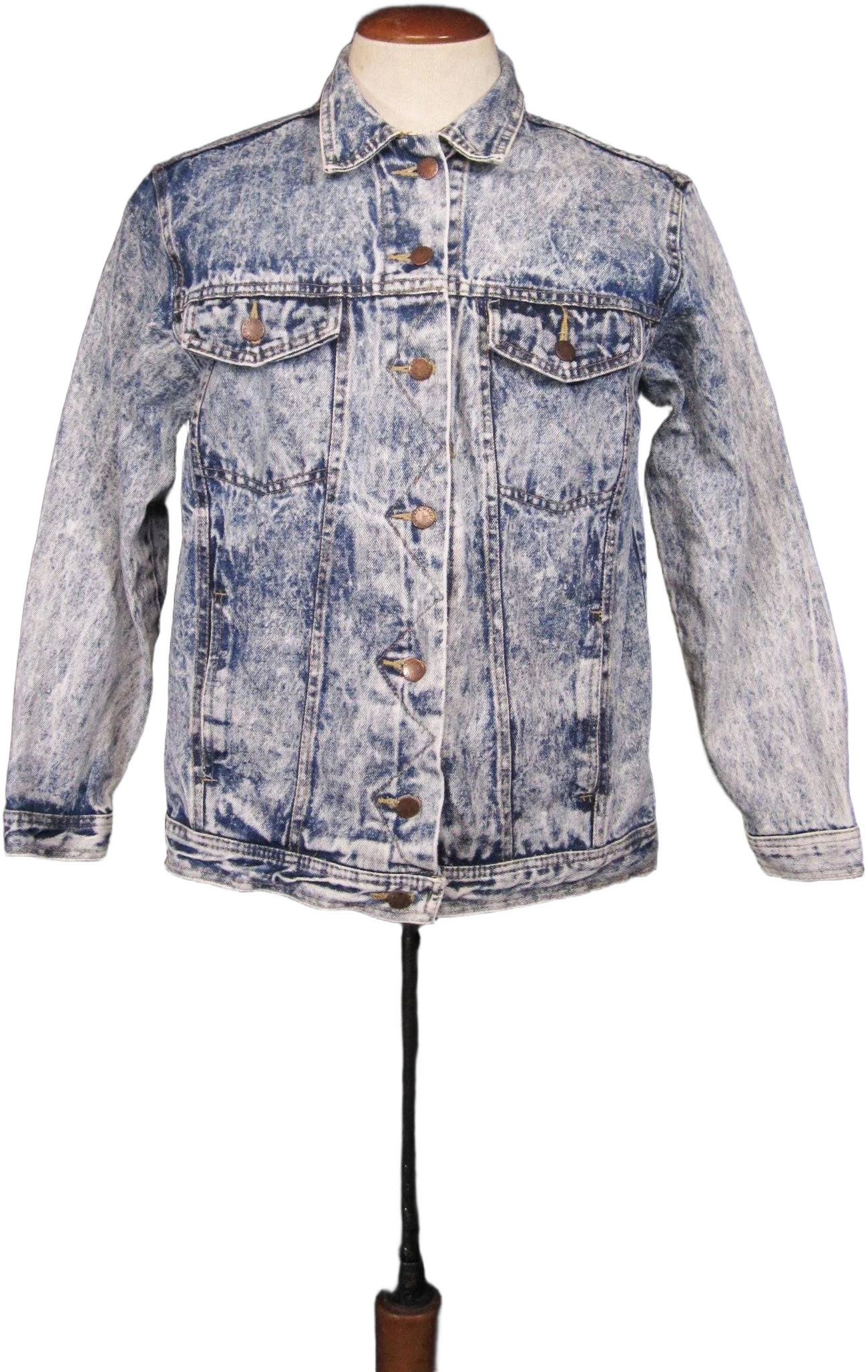 Vintage Acid Wash Denim Jacket