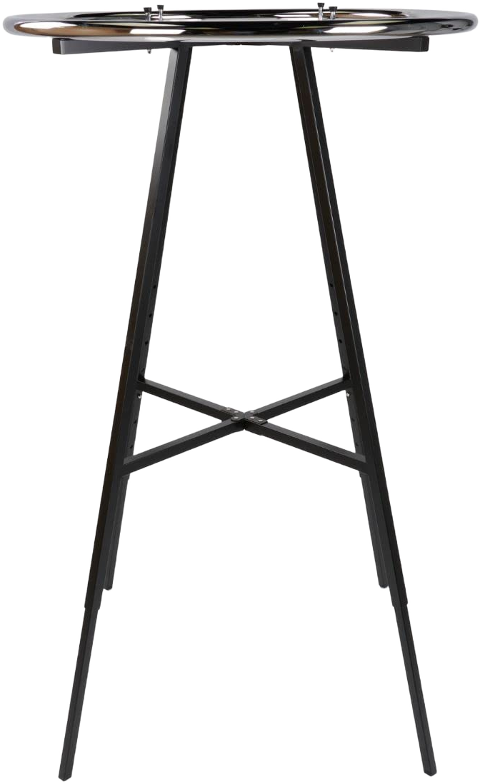 SSWBasics Black Round Clothes Rack, 36" Diameter Clothing Rack, Adjustable Height 48"-72" in 3" Increments, Push Button Adjustable Legs, Ideal Clothing Racks for Hanging Clothes