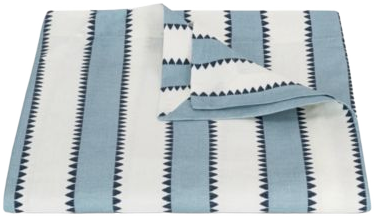 Matouk Apollo Stripe Round Tablecloth, 90"