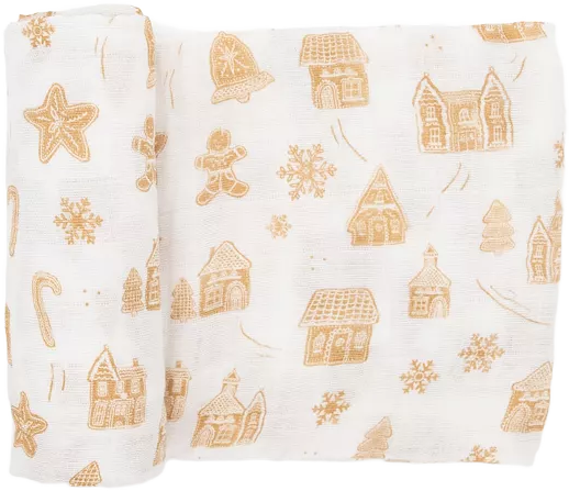 Little Unicorn Unisex Cotton Muslin Swaddle Single Blanket