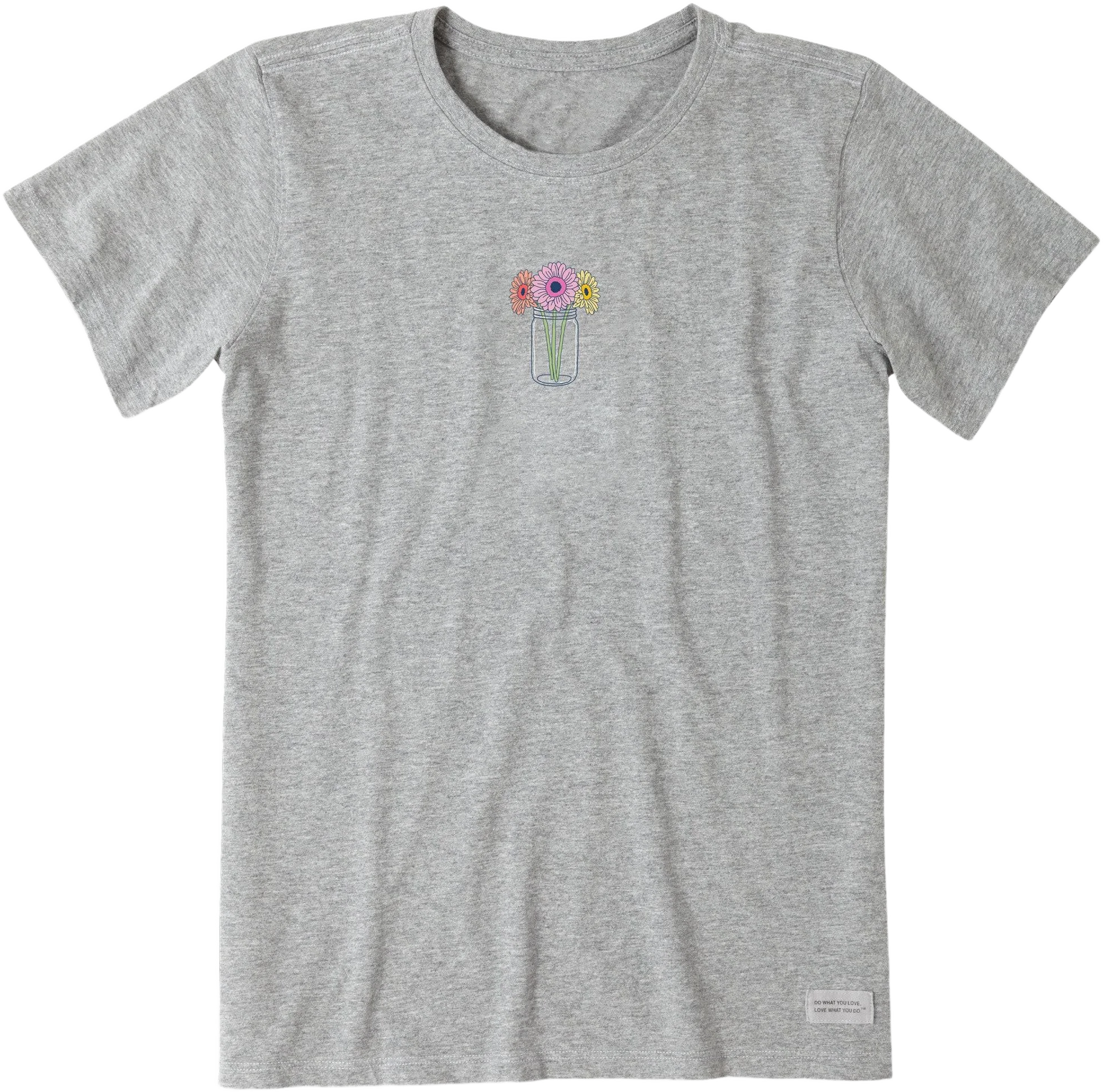 Life Is Good Women's Gerbera Flower Jar T-Shirt
