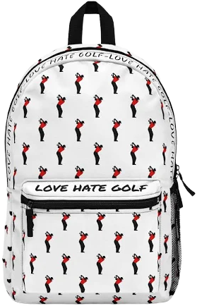 Tiger Woods Golf Swing Pattern Backpack