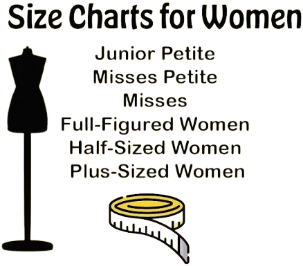 Size Charts for Women