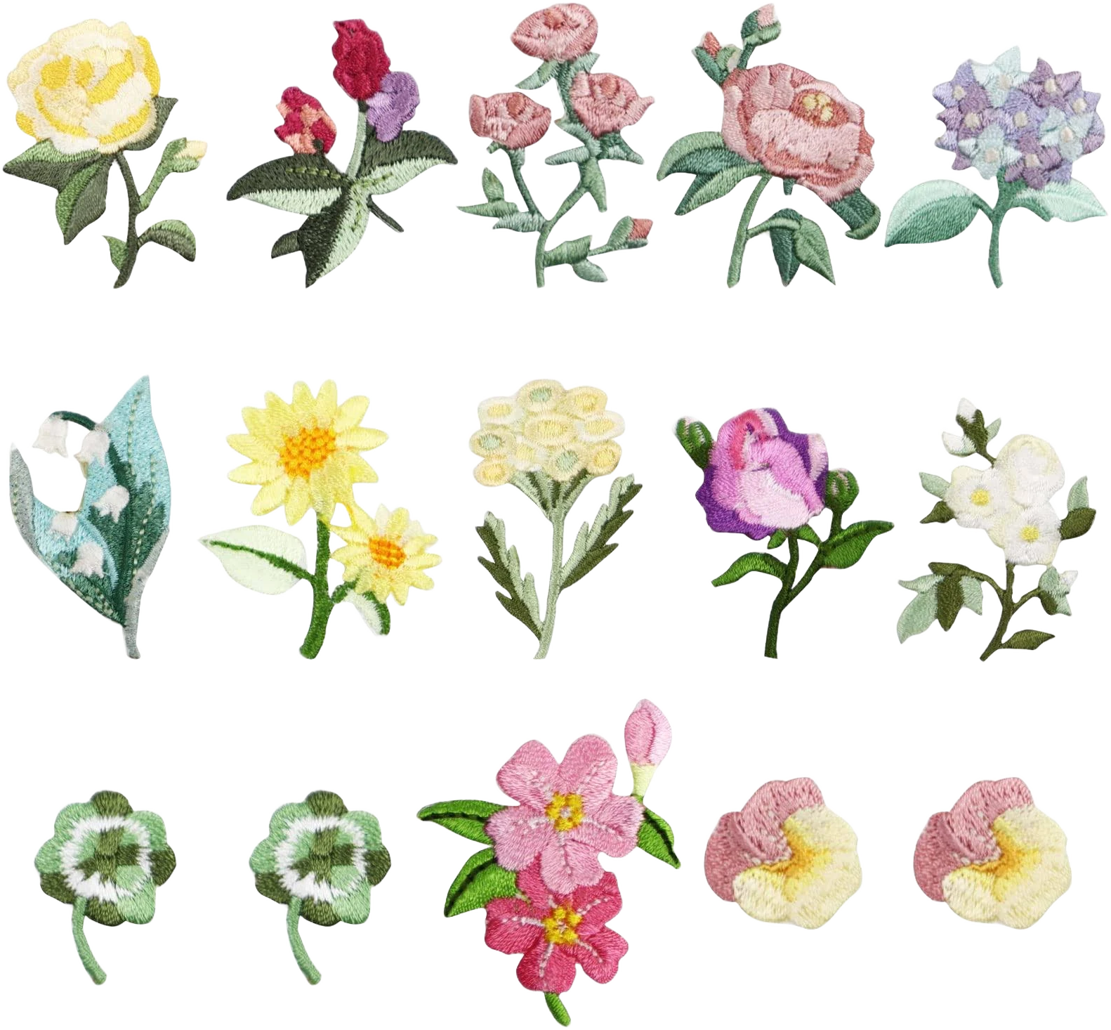 Modixun Mini Flowers Iron On Patches