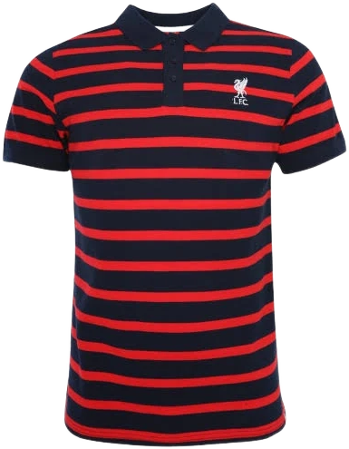 Liverpool FC Men's Stripe Polo