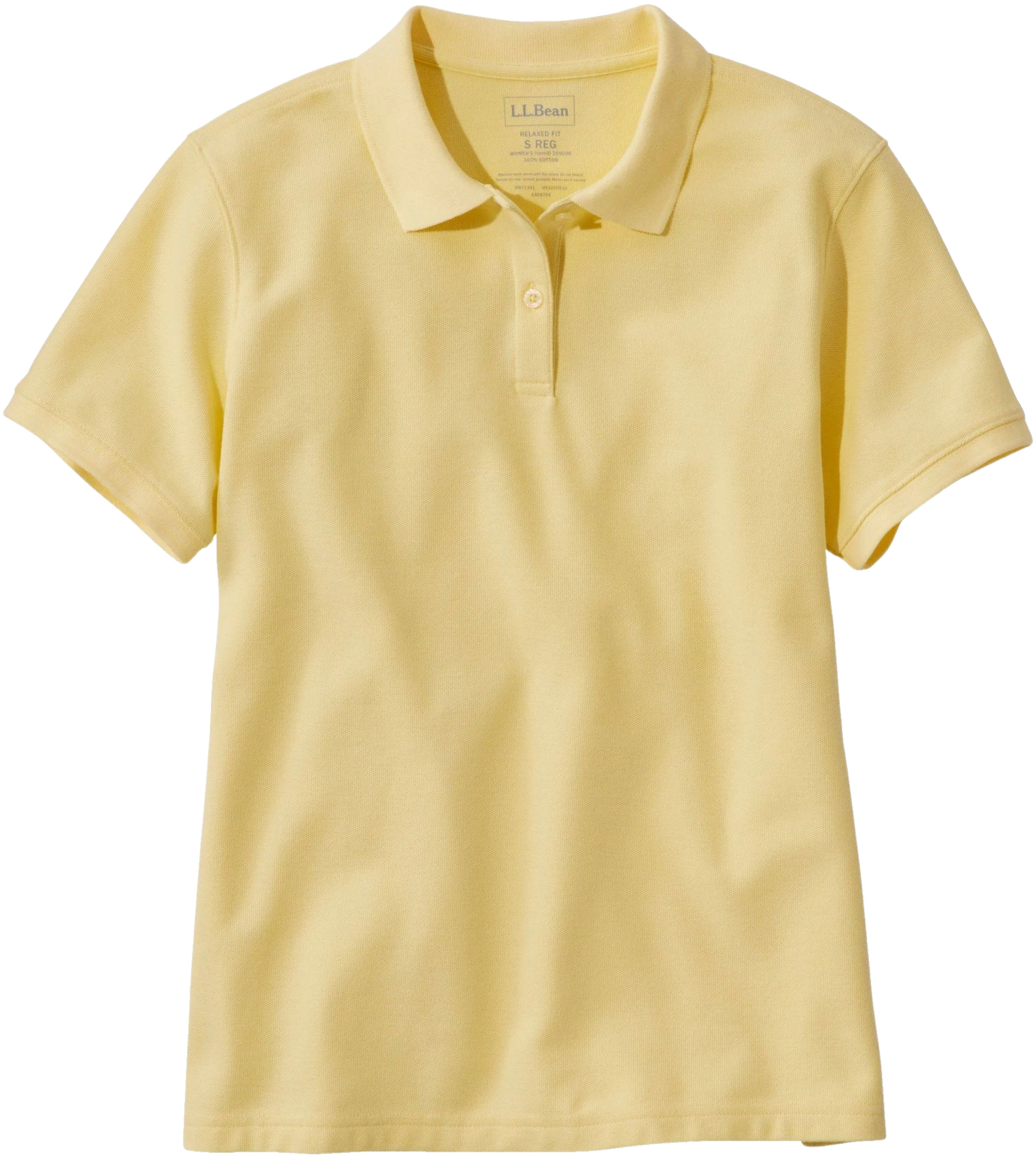 L.L.Bean Women's Premium Double L Relaxed Fit Cotton Polo