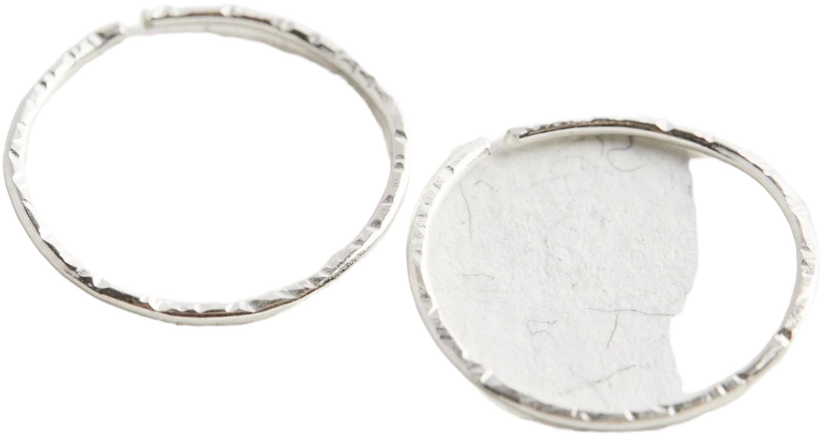 Sterling Silver Minimalist Hoop Earrings