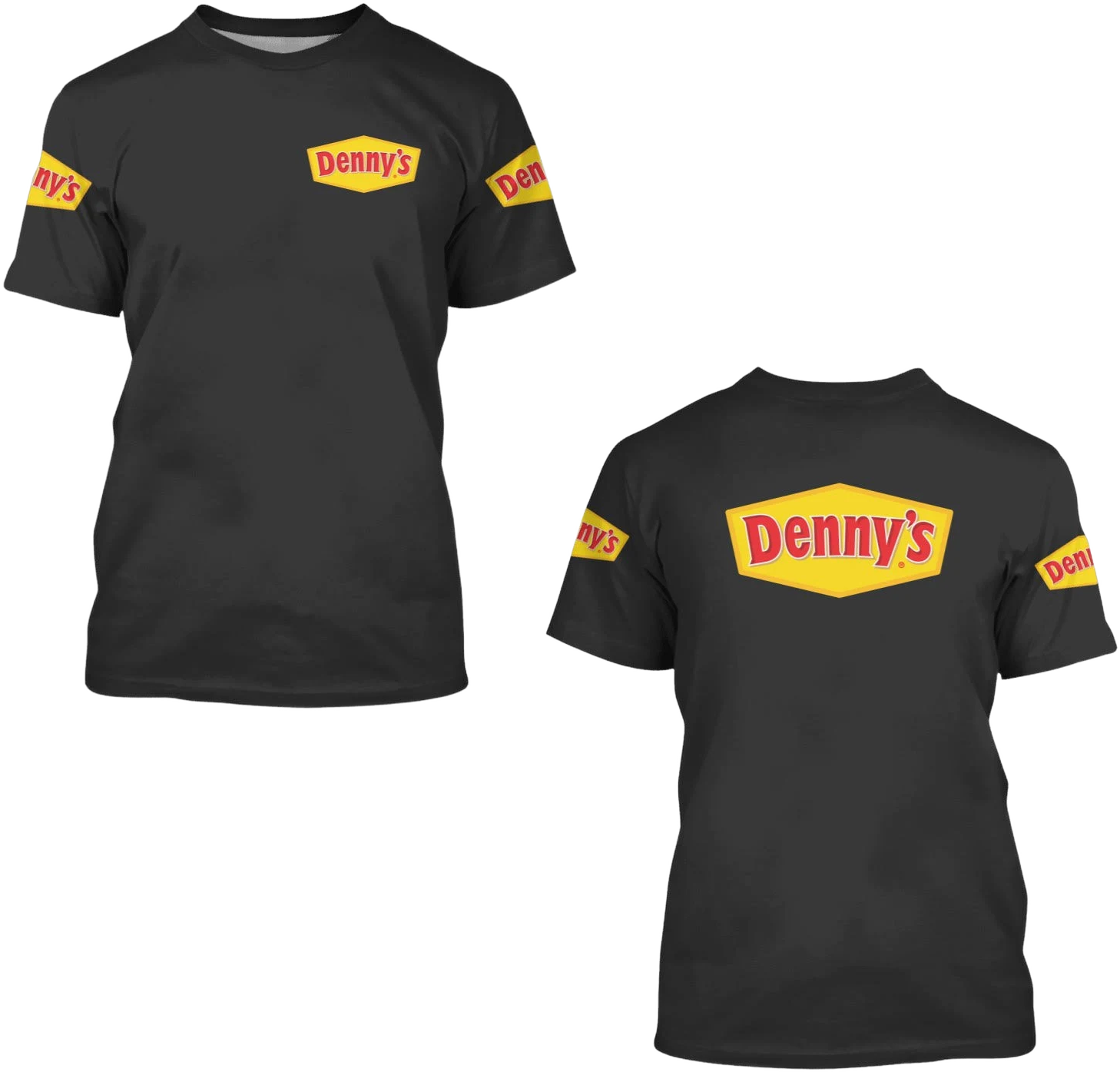 Denny's 3D Restaurant Logo T-Shirt