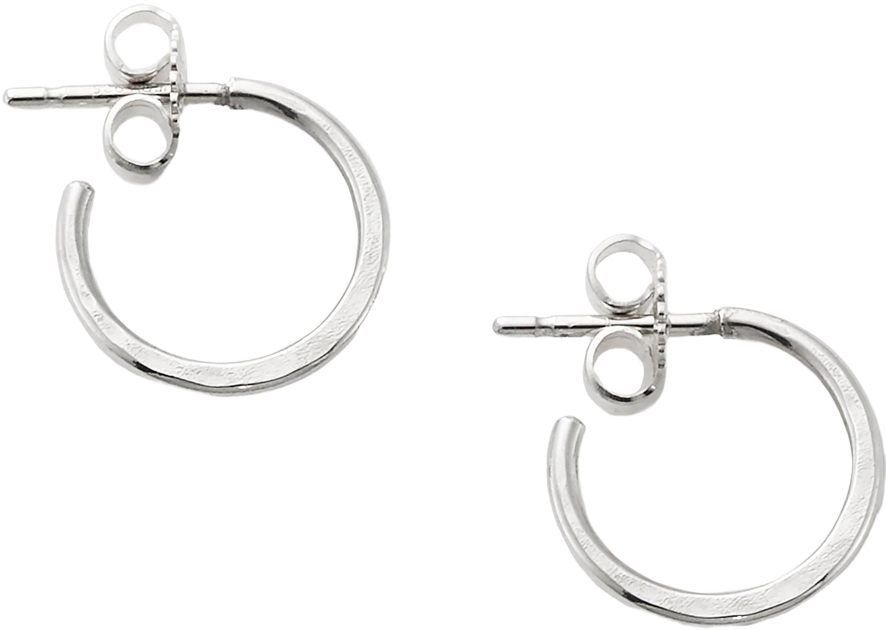 James Avery 14K Gold Hammered Hoop Earrings
