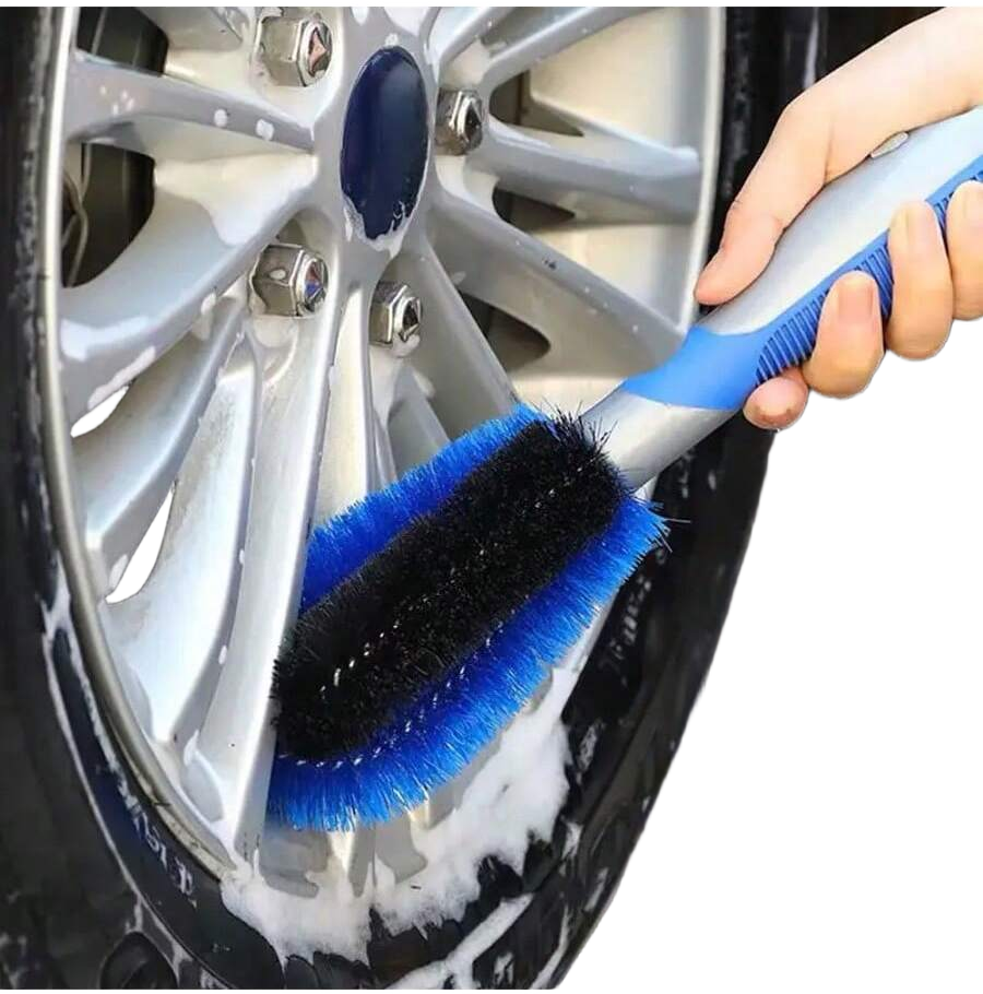 1pc Ergonomic Car Wash Brush, Soft Bristle Cleaning Brush