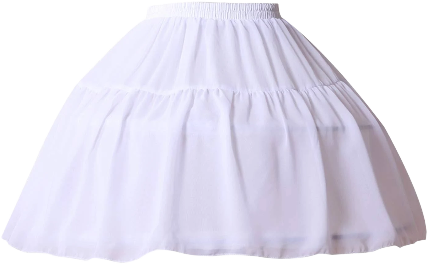 Lolita Cosplay Crinoline Petticoat with 2 Hoops