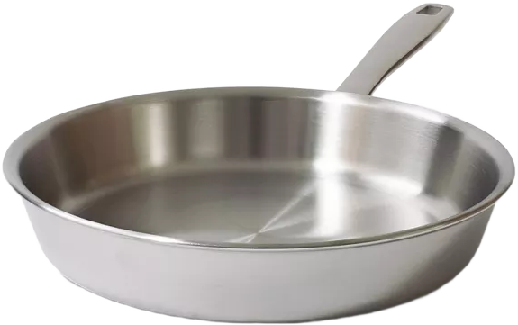 Alva Maestro 11" 5-Ply Stainless Steel Frying Pan Skillet, Non-Toxic PFAS, PFOA & PTFE Free, Compatible with All Cooktops & Induction Safe, Oven Safe Pan for Searing & Sauteing, Long Lasting Cookware
