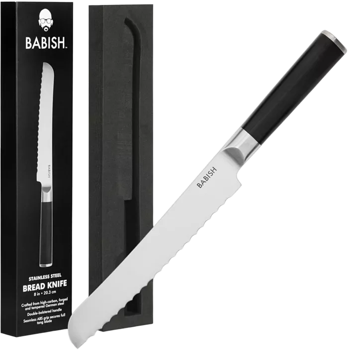 Babish High-Carbon 1.4116 German Steel 8" Bread Knife
