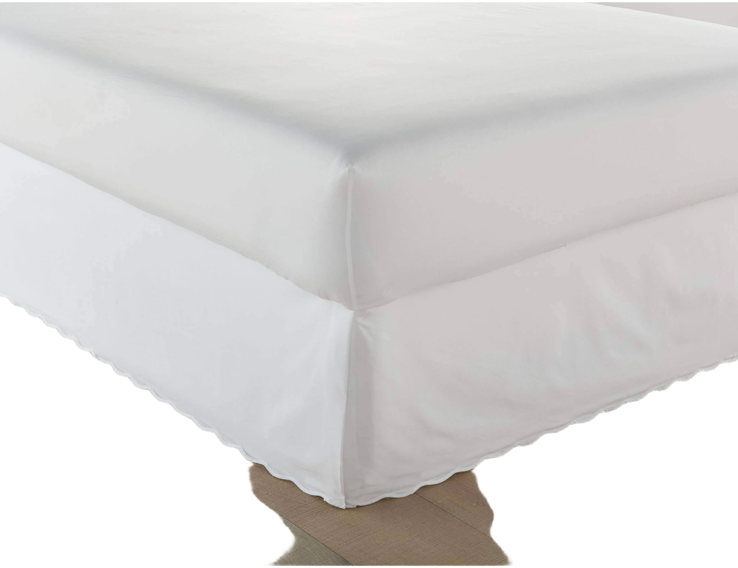 Stone Cottage Solid Scallop Bedskirt