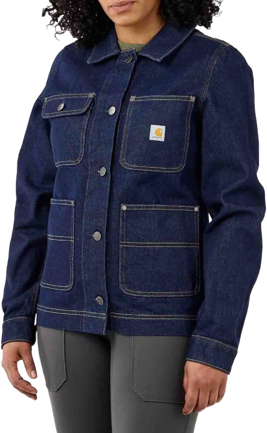 Carhartt Women's Relaxed Fit Denim Chore Coat