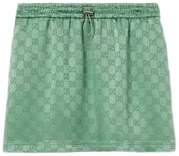 Gucci Women's GG Monogram Mini Skirt