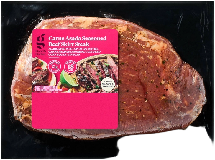 Carne Asada Seasoned Beef Skirt Steak - 19.84oz - Good &#38; Gather&#8482;