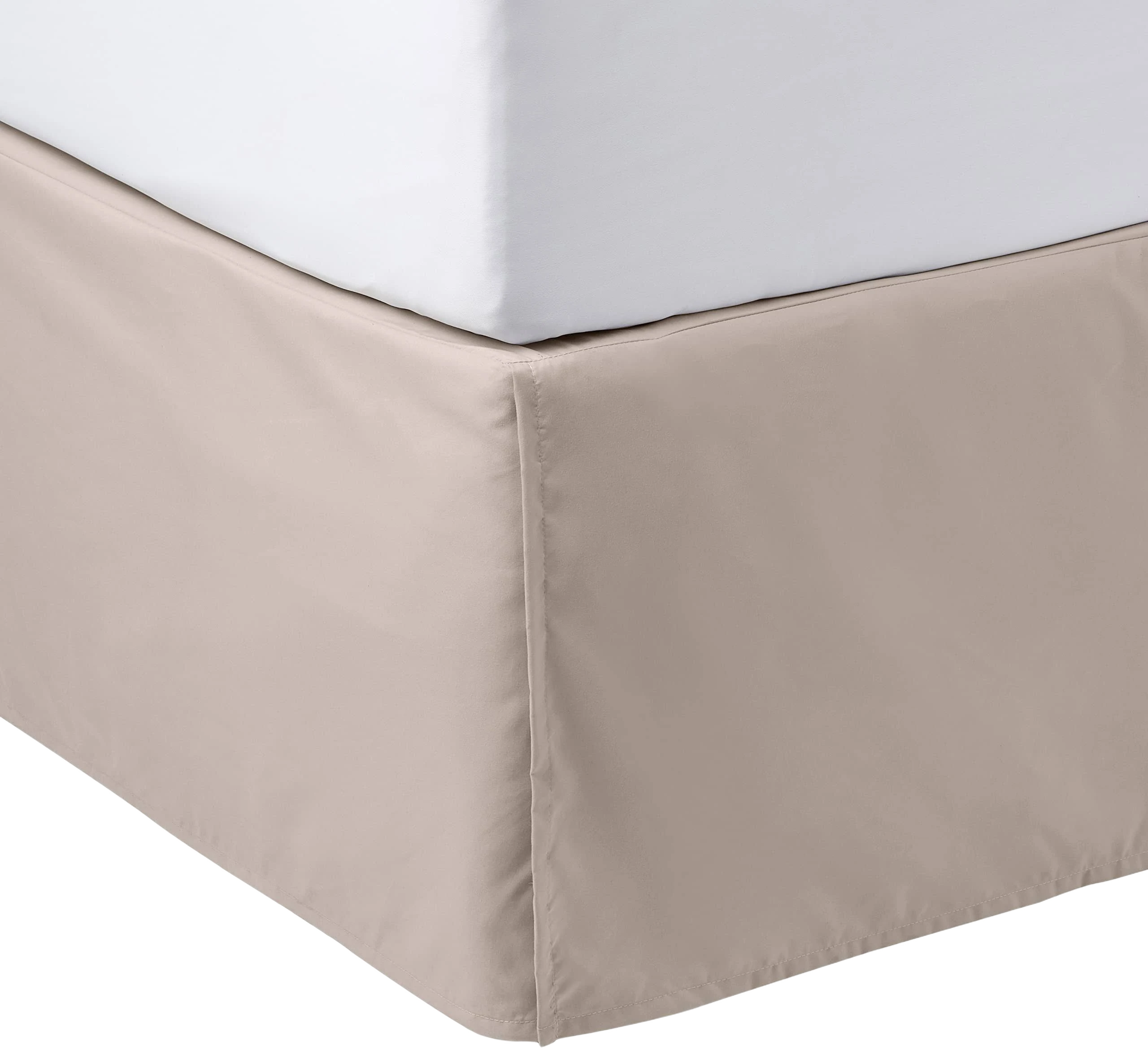 Amazon Basics Lightweight Pleated Bed Skirt