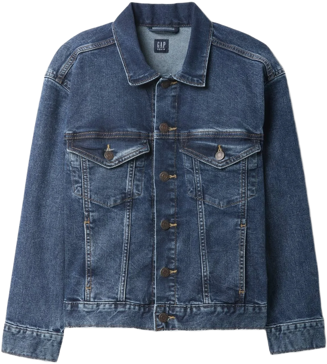 Gap Boys Relaxed Sweatshirt Icon Denim Jacket