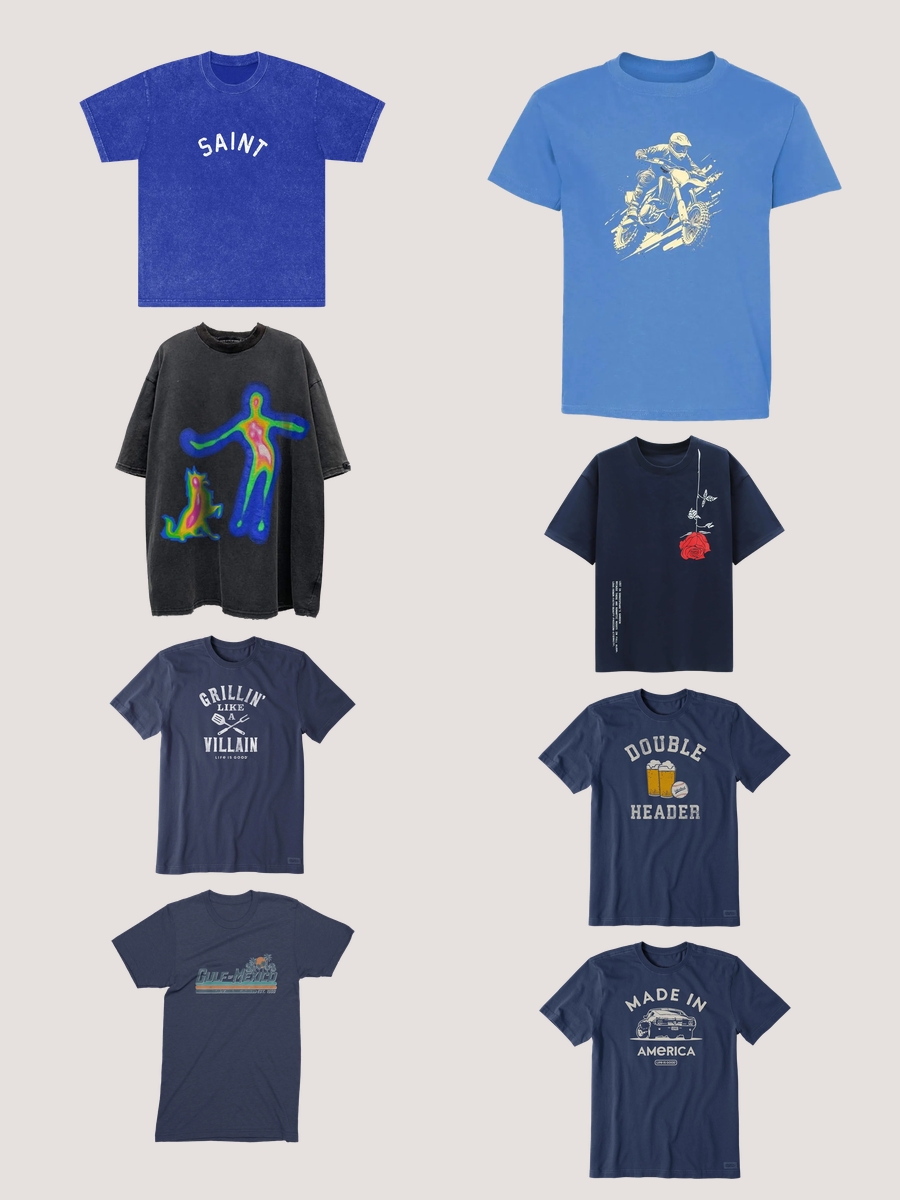 Rock the Royal Blue Graphic Tee: Unleash Style!