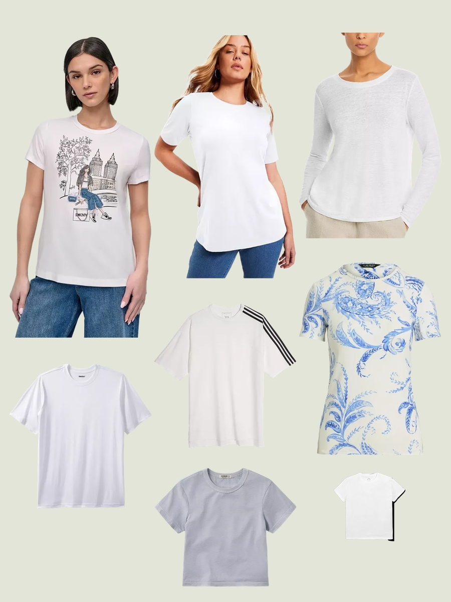 Tee'd Up for Style: The White Tee Edition