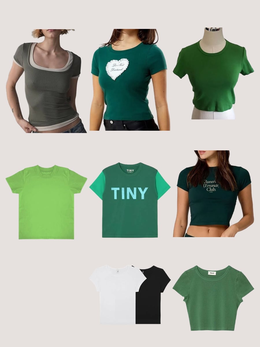 Rock the Green Baby Tee: Your New Style Staple