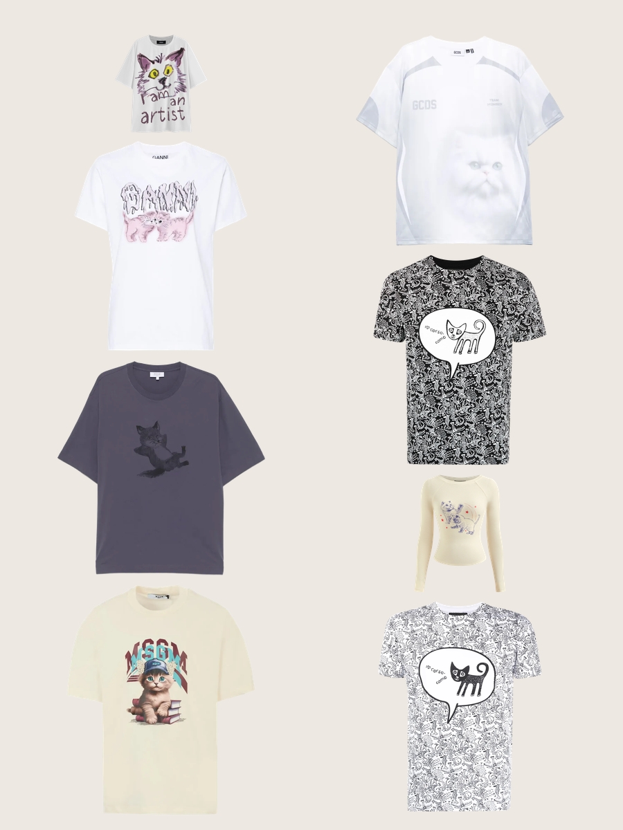 Feline Tee Frenzy: Claw Your Way to Style