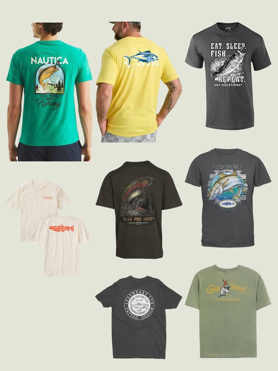 Hooked on Style: Graphic Fishing Tee Shirts!