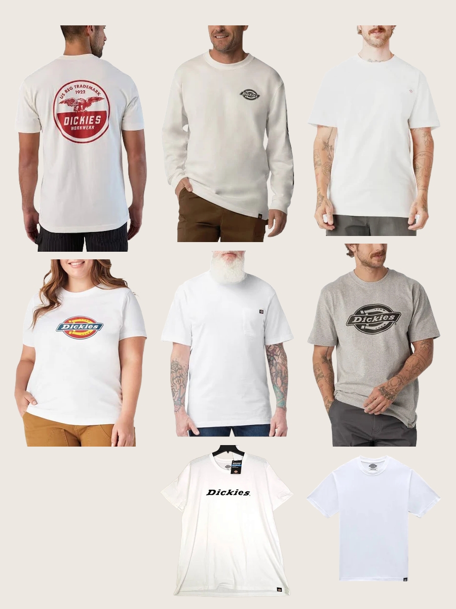 Dickies Tee Shirts: Style this Classic White Tee!