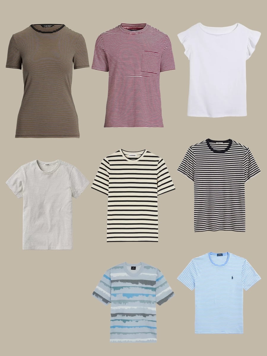 Seaside Tee Shirts: Nautical Stripes You Need Now!