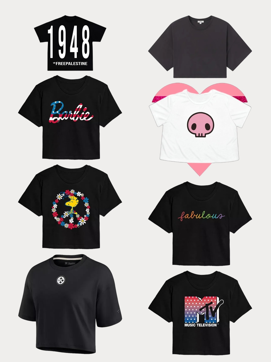 Sexy Crop Tee: Elevate Your Style with a Chic Edge