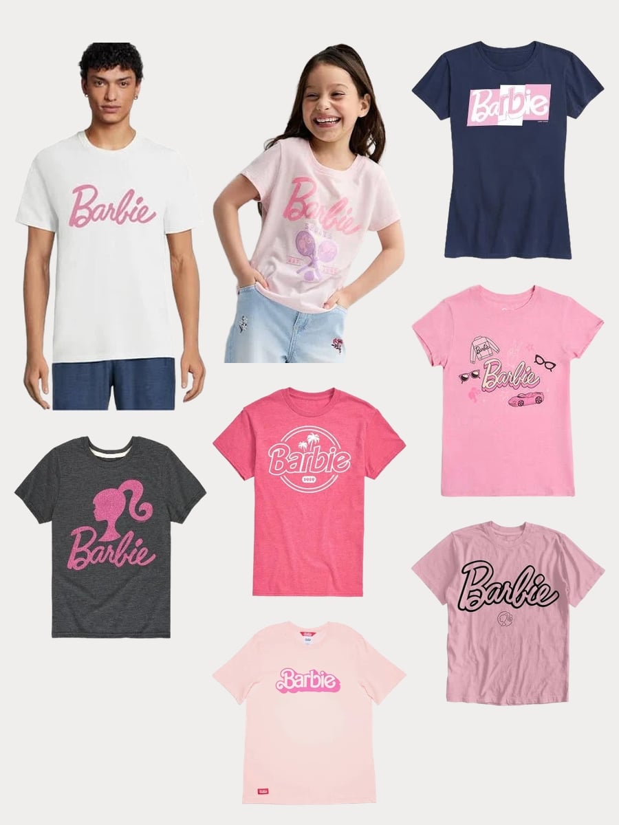 Rock Your Pink Barbie Tee Shirt with Style!