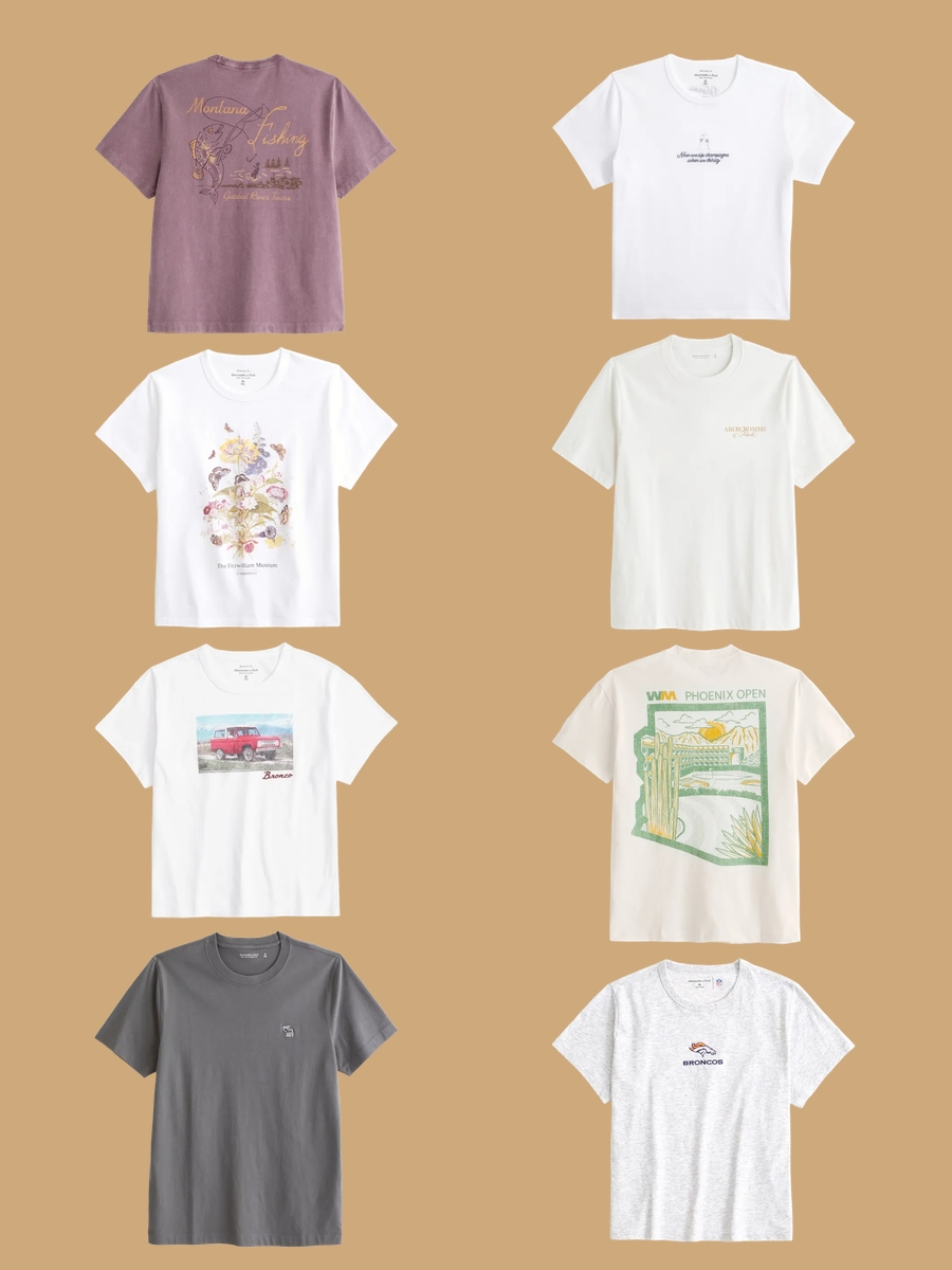 A&F Graphic Tees: Your New Wardrobe Obsession!