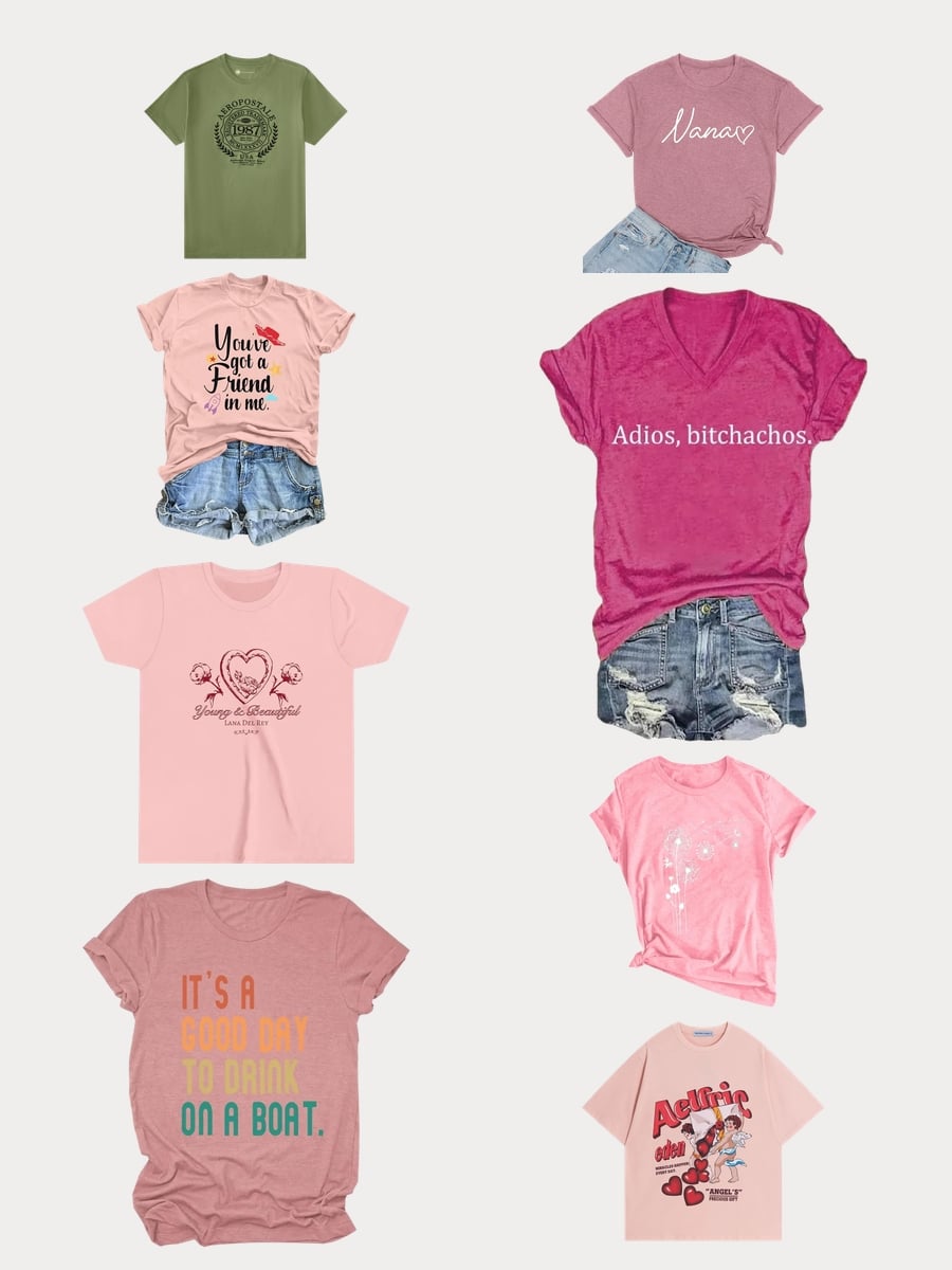 Graphic Tees Pink: A Splash of Fun and Fashion
