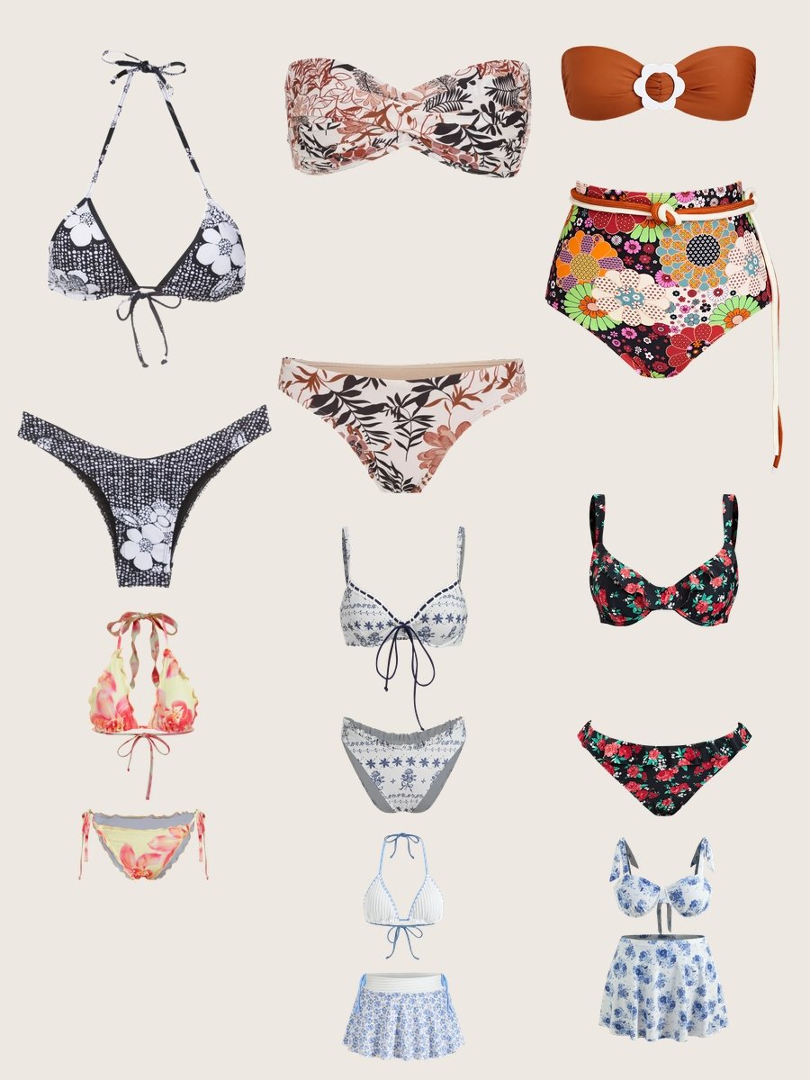 Bikini MILF: Rock the Floral Print Set This Summer!