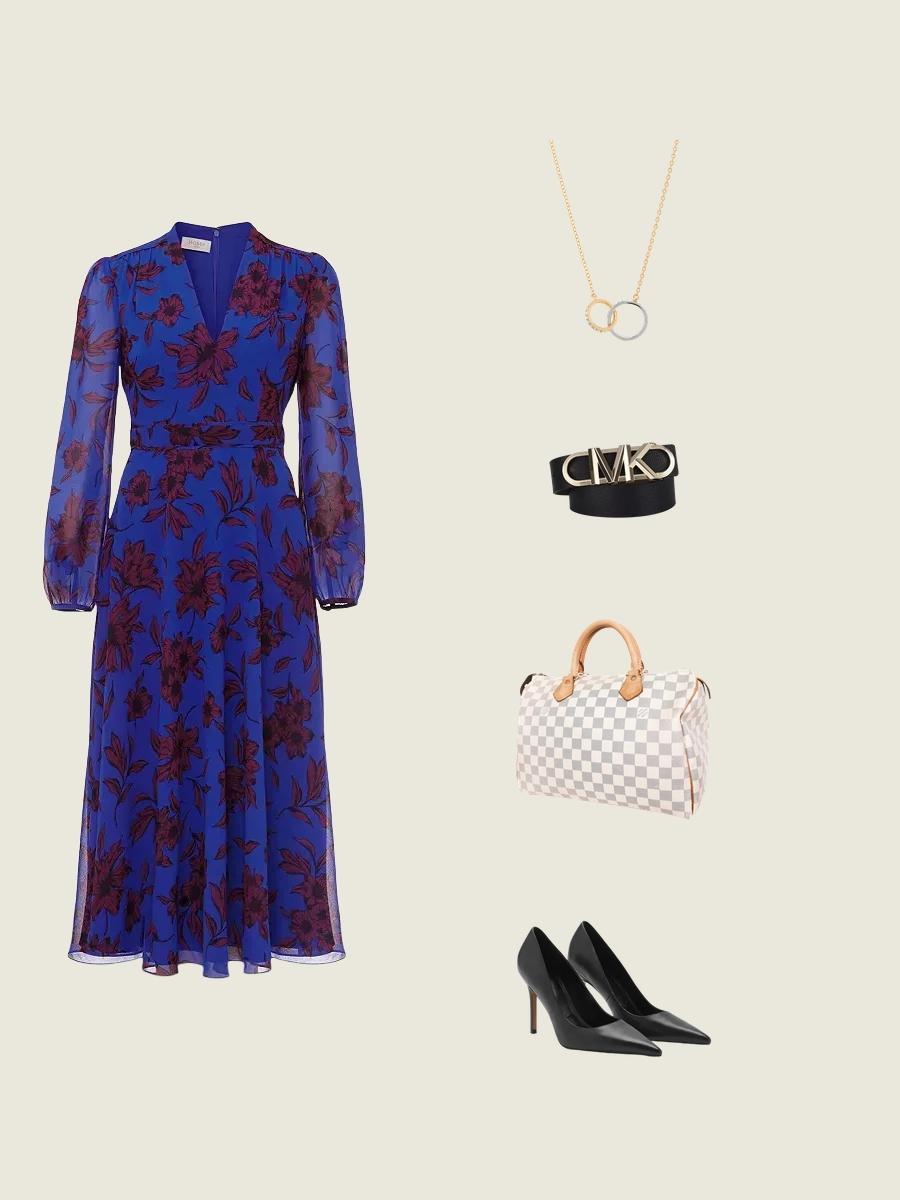 What Shoes to Wear with a Royal Blue Dress?