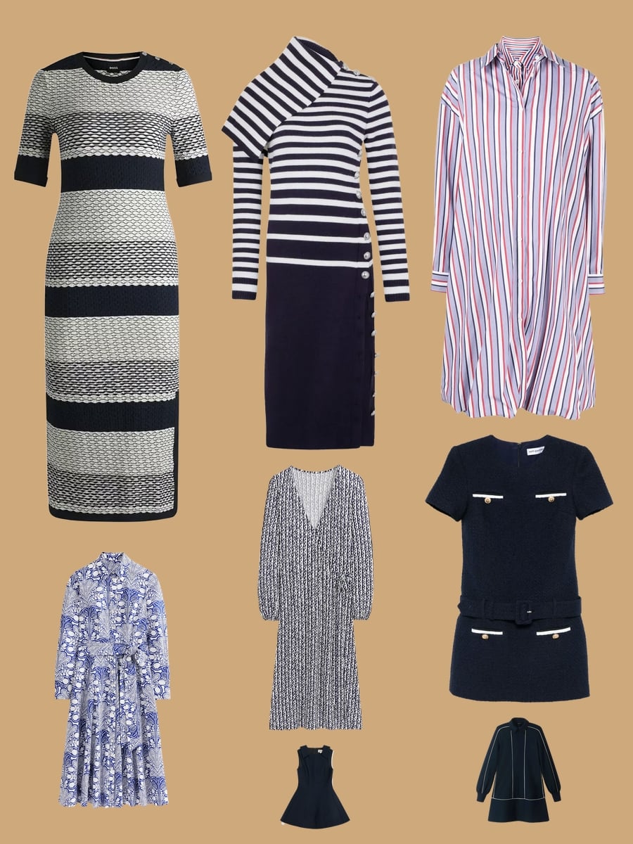 Chic Charm with Navy Dress Whites