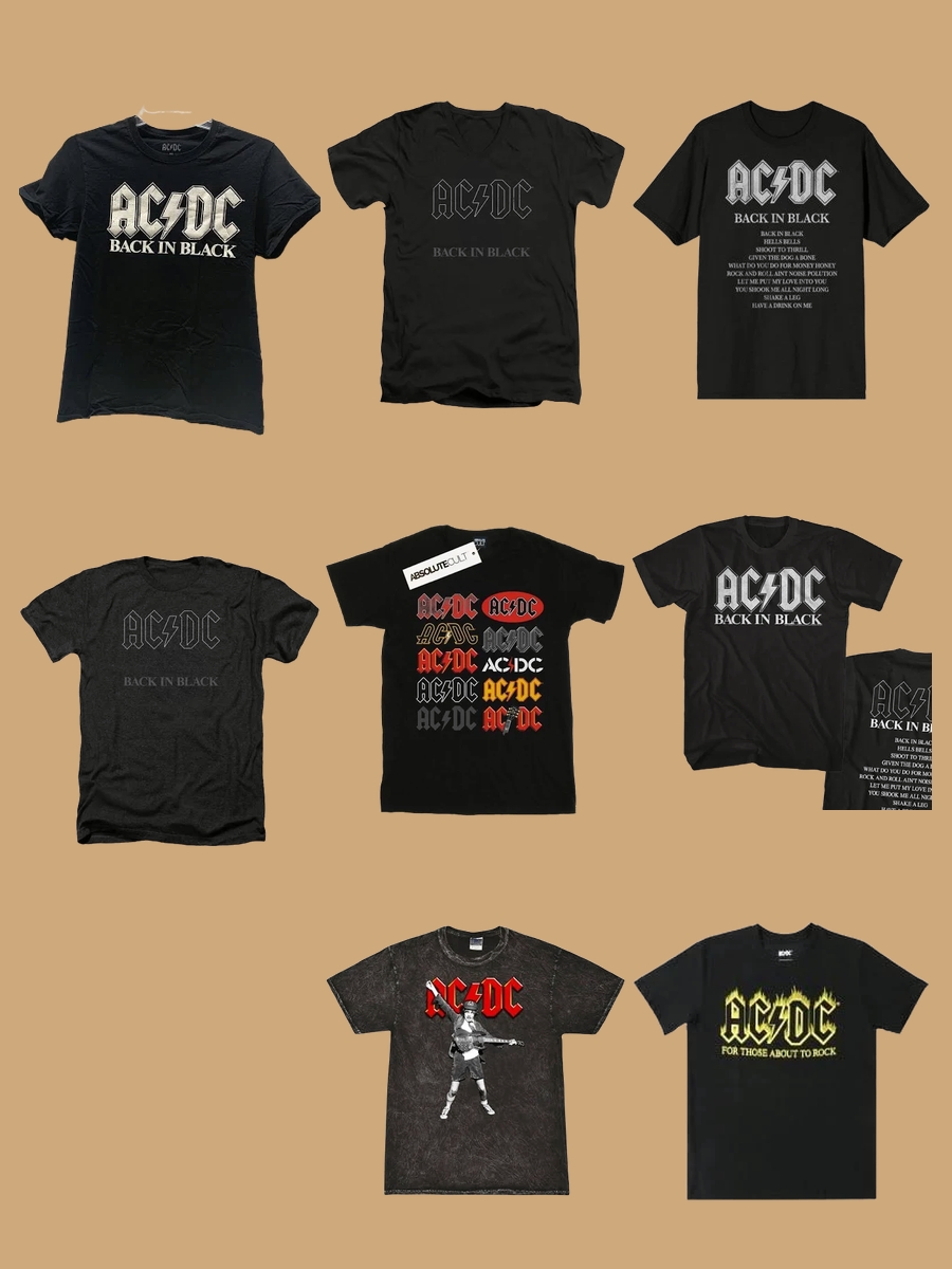 Rock Vintage Vibes with AC/DC Tee Shirts!