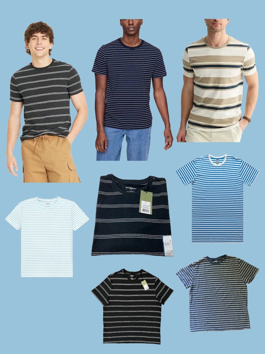 Goodfellow Tees: Stripes, Style, and Savvy Fashion