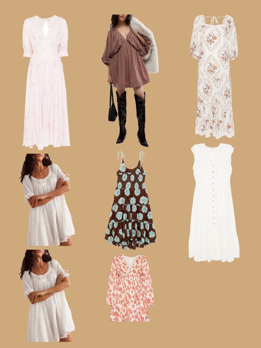 Flirt with Florals: Free People Mini Dress Magic