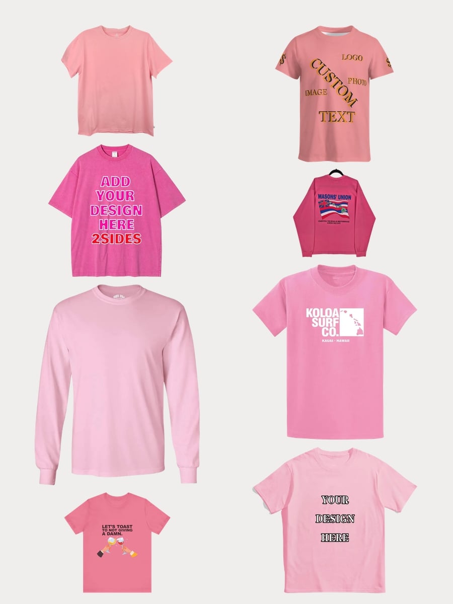 Ashley Tee Magic: The Perfect Light Pink Cotton Choice