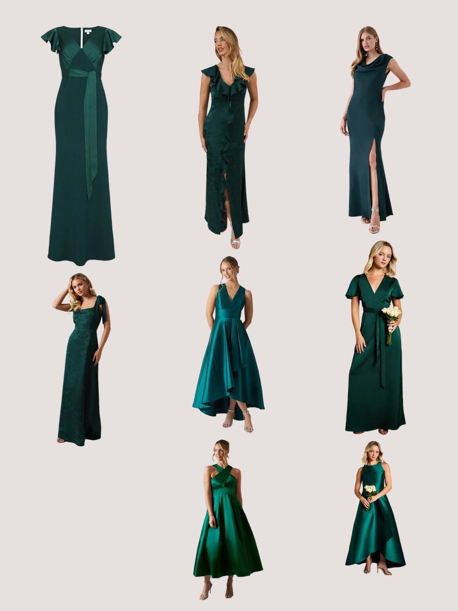 Green Bridesmaid Dress: Emerald Elegance Awaits!