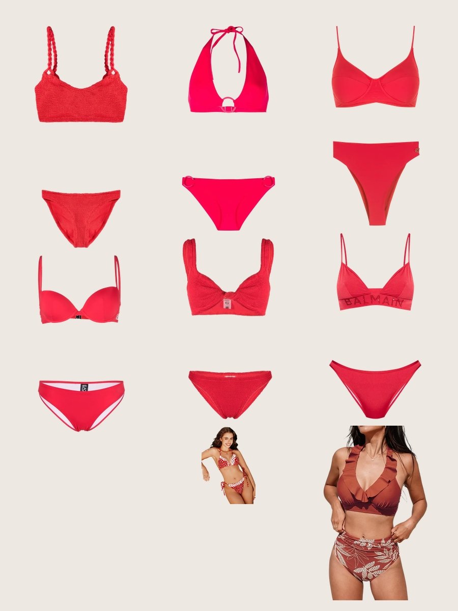 Hot Swimwear Alert: Rock That Red Strappy Bikini!