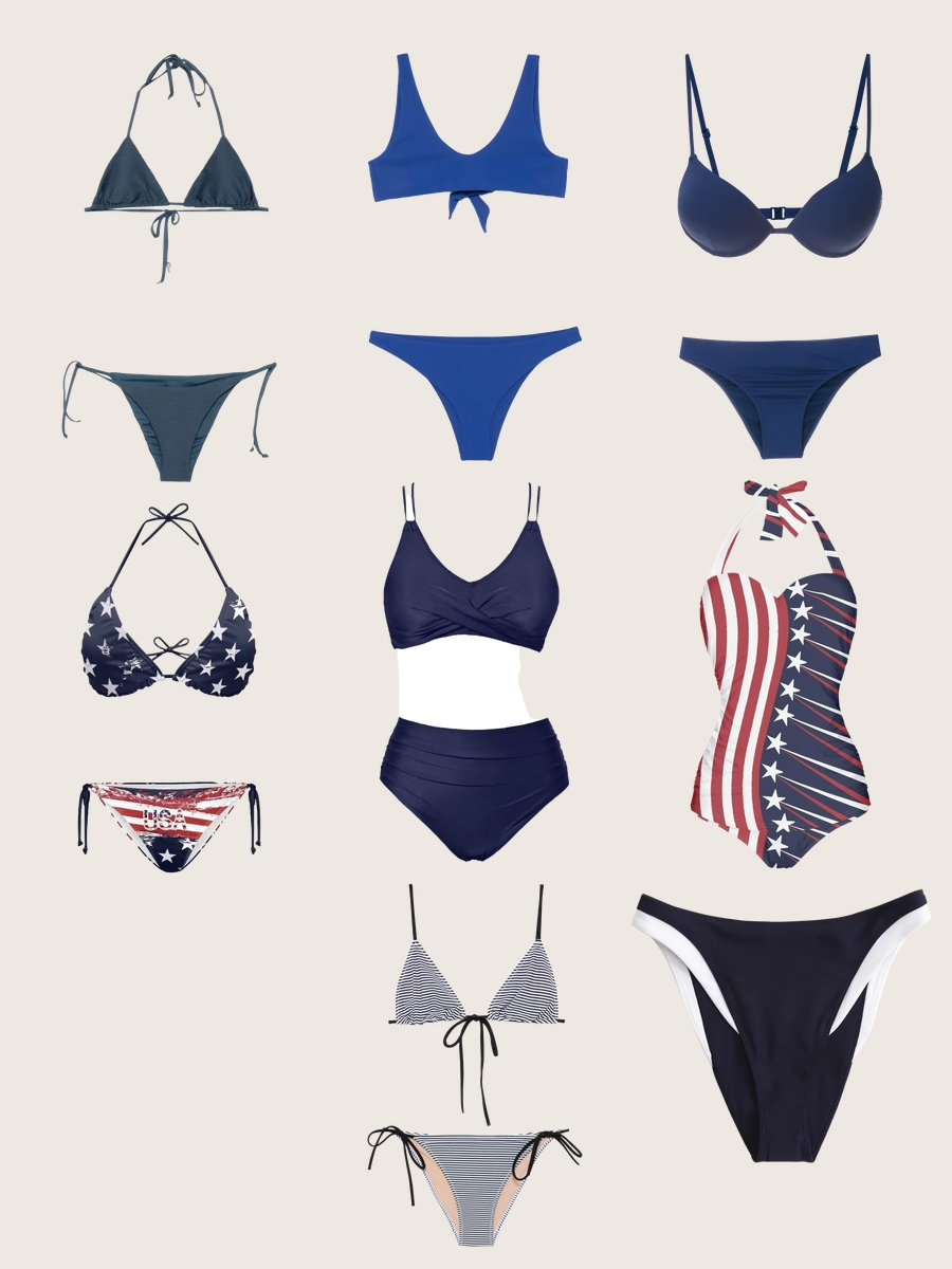 Modest Two Piece Swimsuits: Dive into Style with Navy